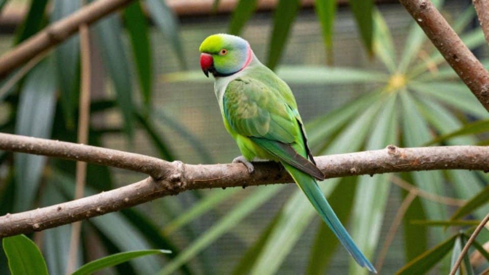 Jak wygląda i jak duża jest Psittacula eupatria?