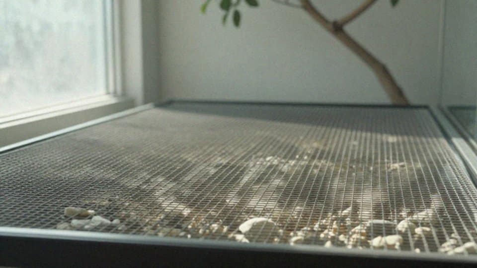 Czy podłoga powinna być z siatki?