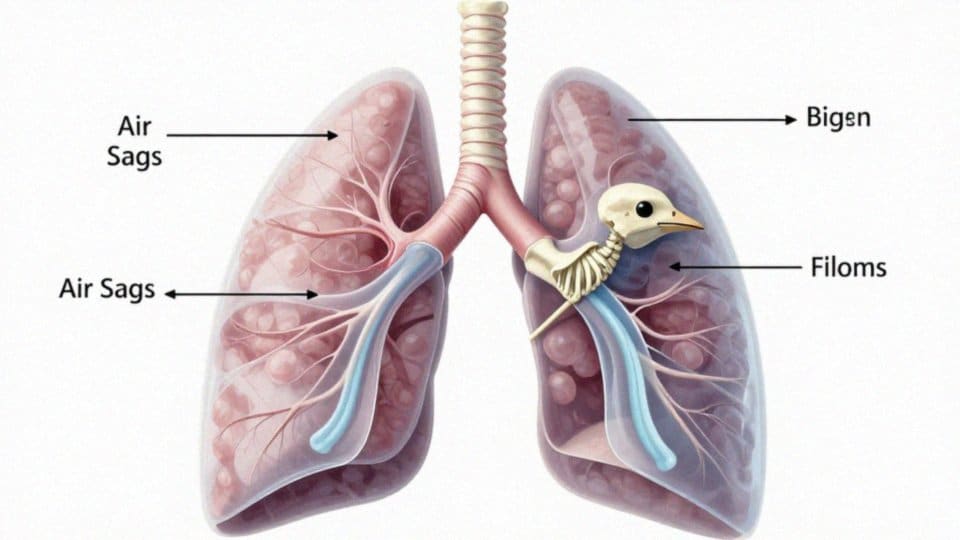 Jak ptaki wykonują wdech i wydech bez przepony?