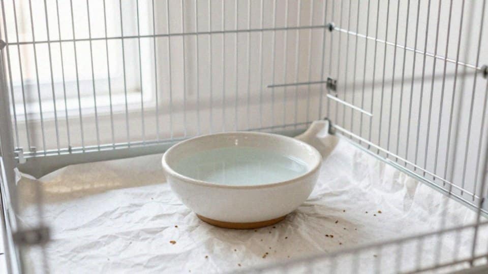 Jak zadbać o kąpiele i podłoże w klatce?