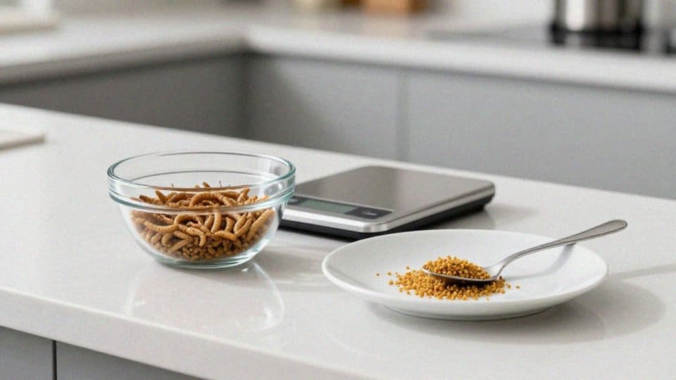 Jak przygotować pokarm z larw mącznika?