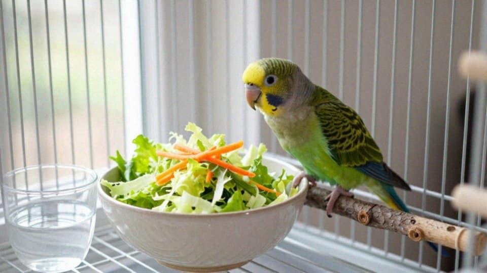 Jak wprowadzać zieleninę do diety papugi?