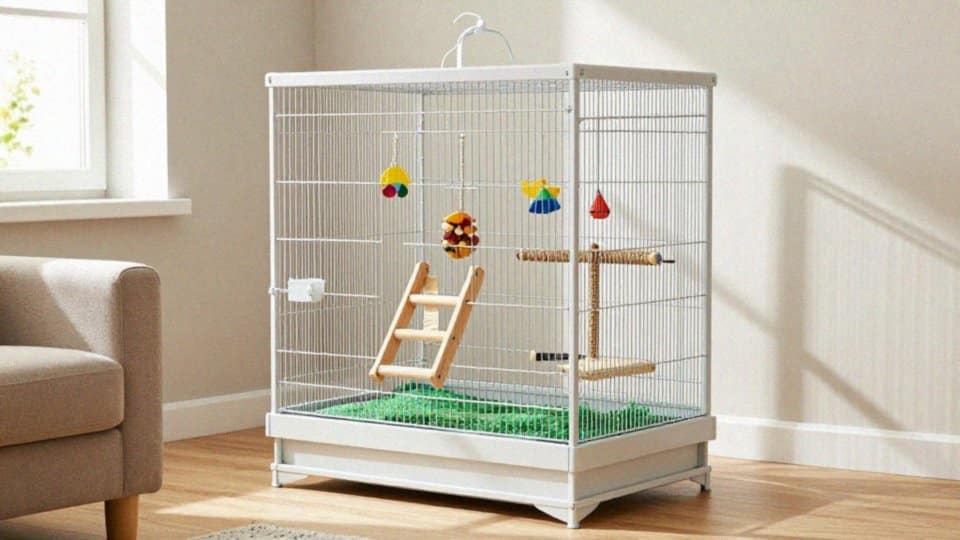 Jak stymulować papużki nierozłączki w klatce?