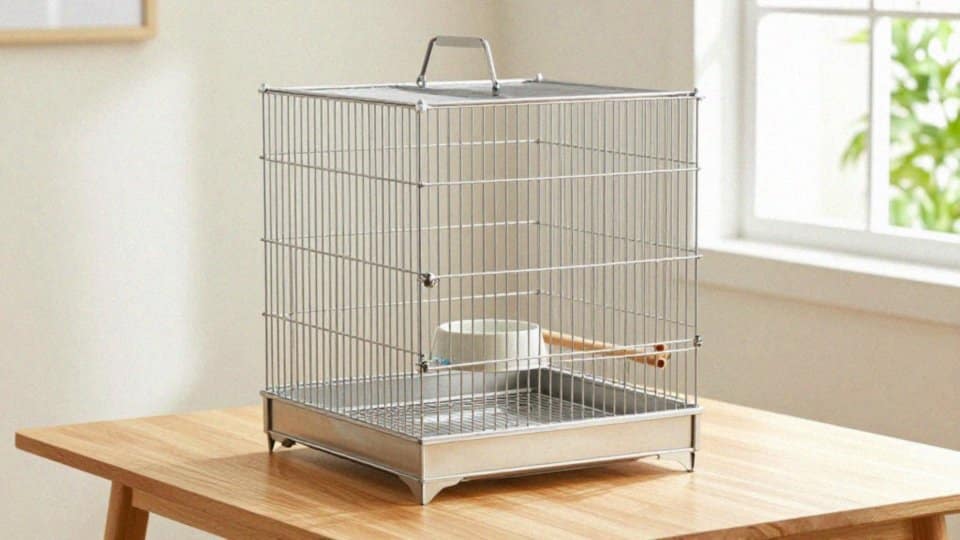 Jaki materiał klatki jest najbezpieczniejszy dla nimfy?