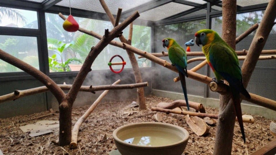 Jak zapewnić amazonce odpowiednią przestrzeń i wilgotność?