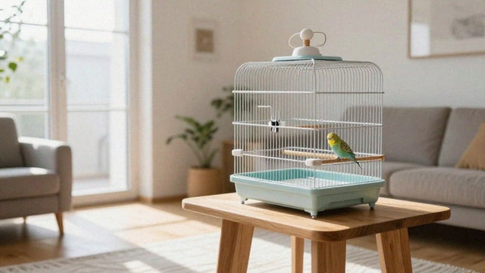 Gdzie ustawić klatkę dla papugi falistej?