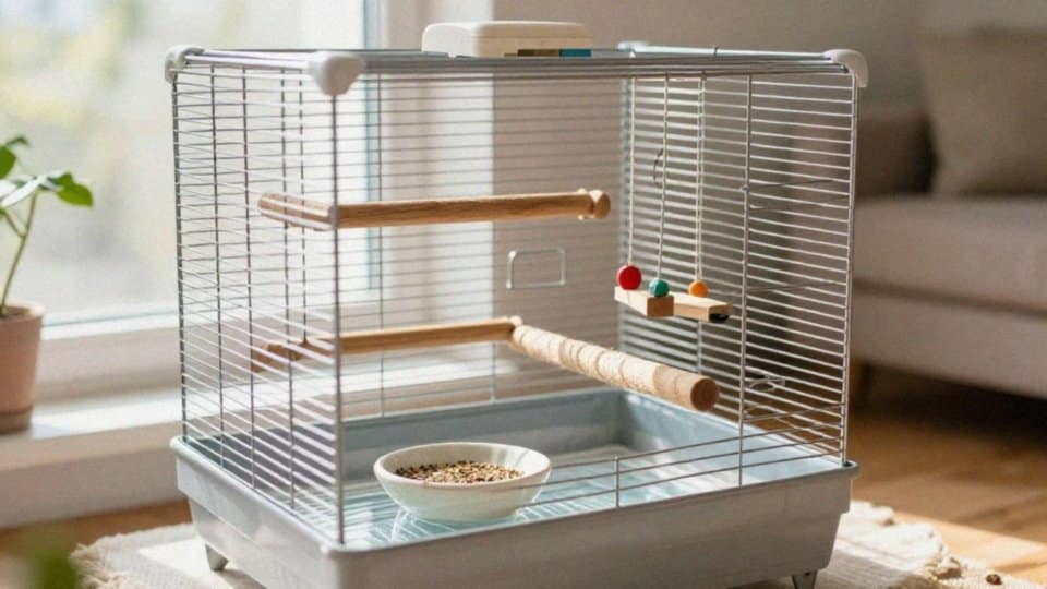 Co powinno znaleźć się w klatce papużek falistych?