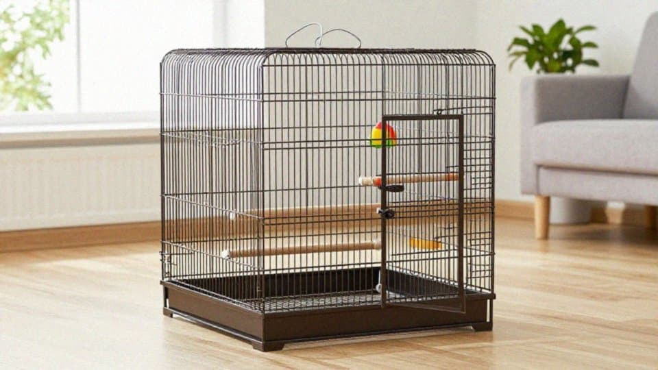 Jak duża powinna być klatka dla papugi falistej?
