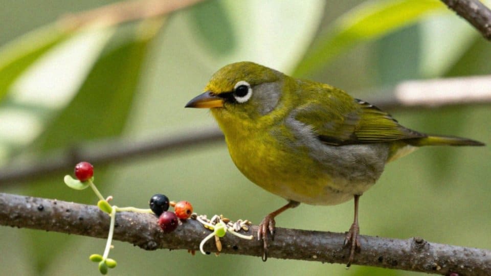 Jaki jest naturalny pokarm nierozłączki obrożnej?