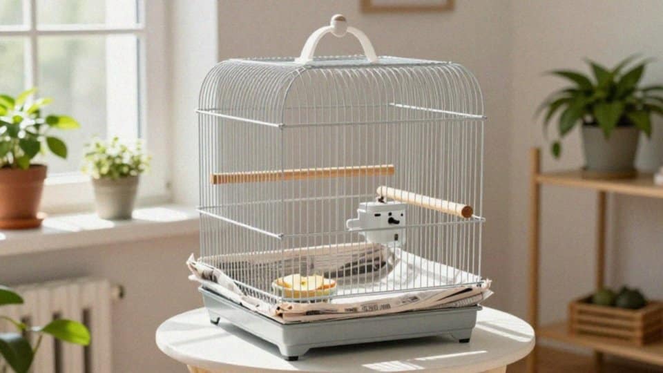 Jak dbać o higienę klatki i zdrowie papużek nierozłączek?