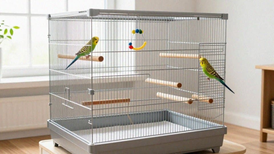 Ile przestrzeni do latania potrzebuje papuga falista?