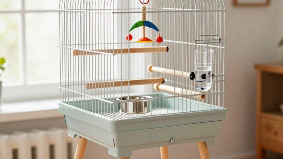 Jak wyposażyć klatkę dla papużki falistej?