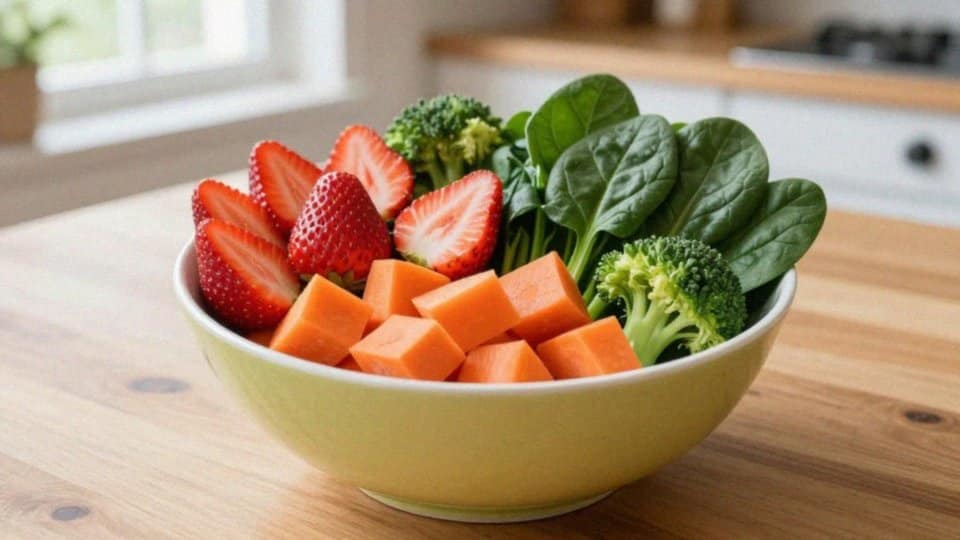 Jak łączyć truskawki z warzywami w diecie papug?