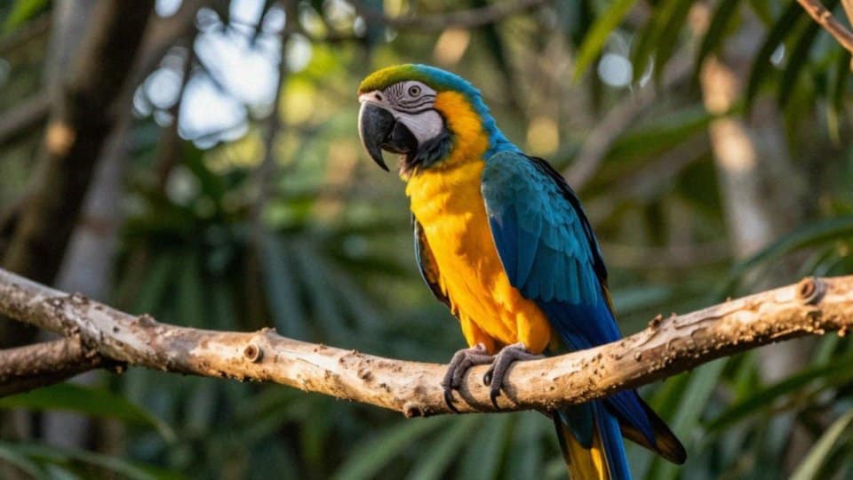 Jak zrobić zdjęcie papugi ary?