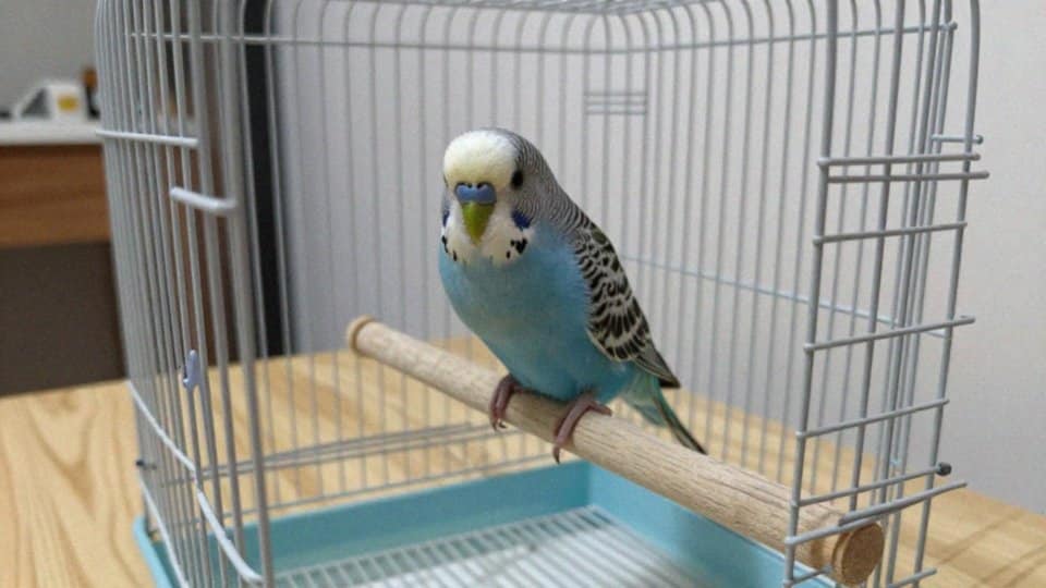 Które objawy sugerują zakażenie wirusowe u papug falistych?