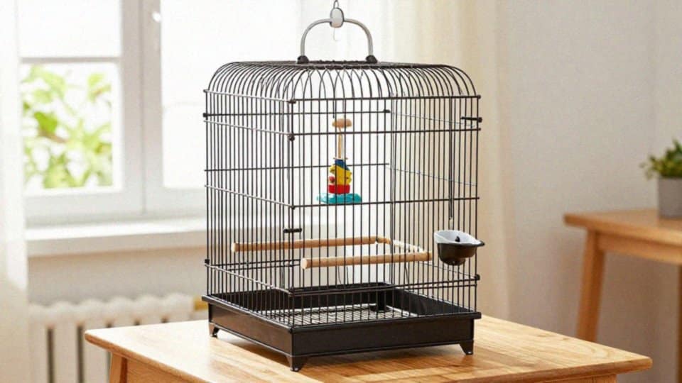 Czy małe klatki szkodzą zdrowiu ptaków?