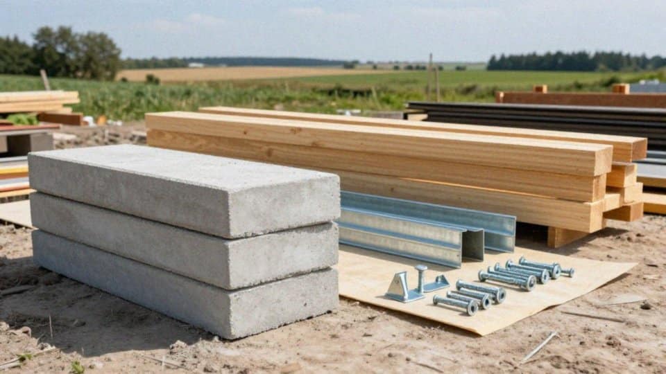 Jakie materiały na fundamenty i szkielet?