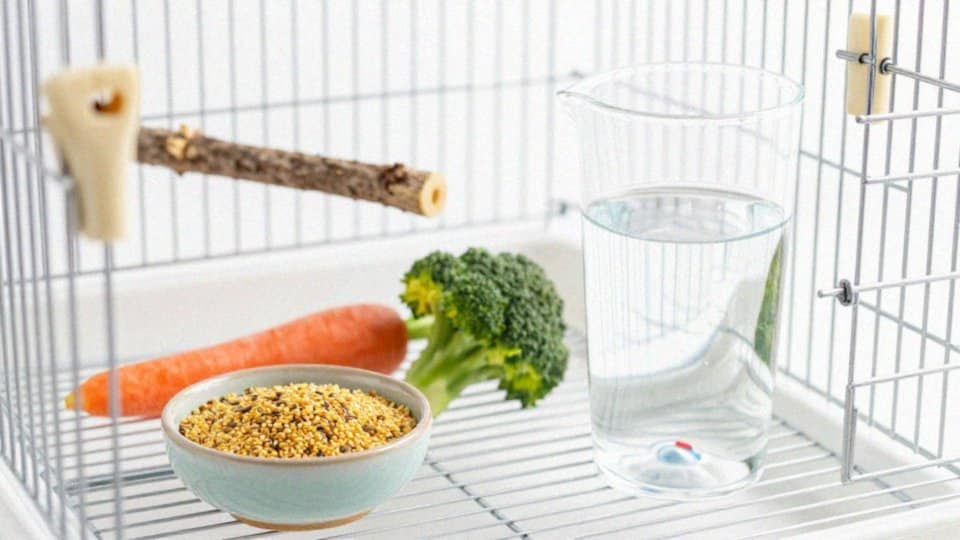 Jak prawidłowo karmić papugi faliste niebieskie?