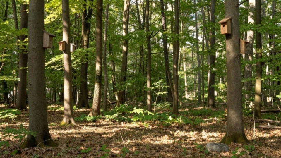 Jaką odległość zachować między budkami?