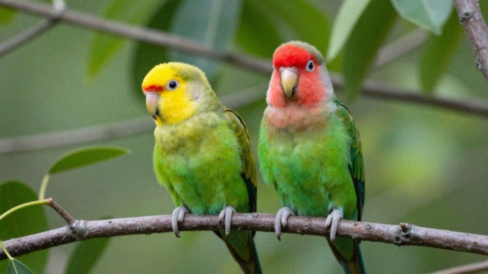 Jak odróżnić od modrolotki czerwonoczelnej?