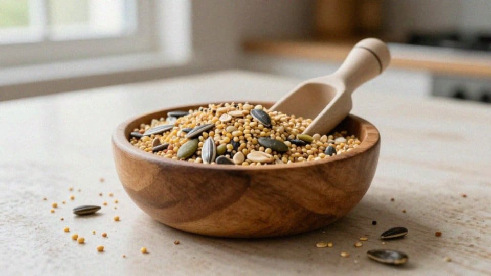 Jak skomponować mieszankę nasion dla papużek nierozłączek?