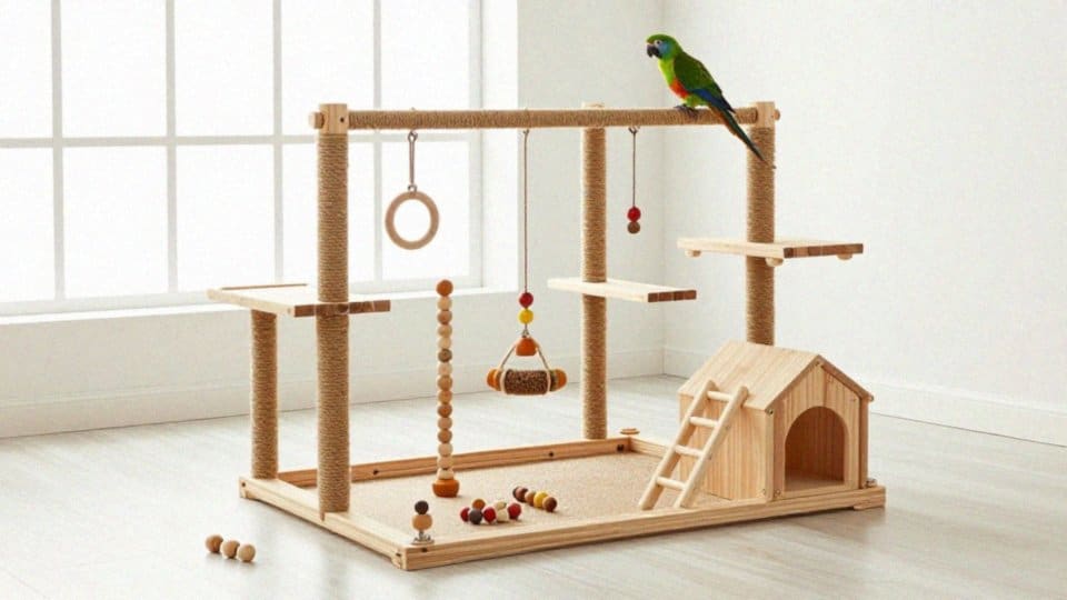 Jak zaprojektować plac zabaw dla papug?
