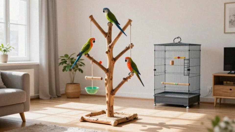 Ile interakcji dziennie potrzebuje papuga nimfa?