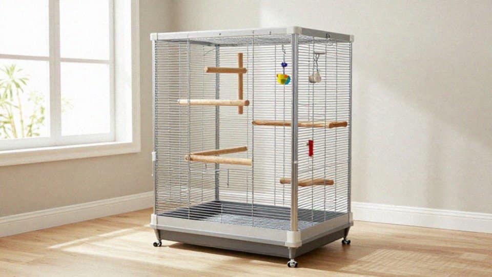 Jak przygotować klatkę i przestrzeń do latania?