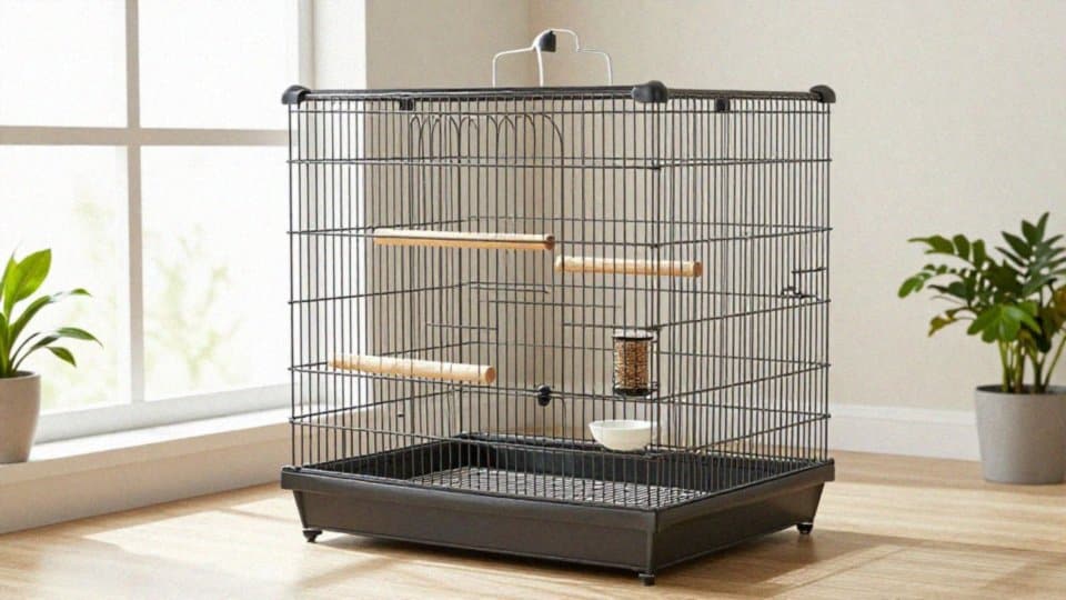 Jak duża powinna być klatka dla papug falistych?