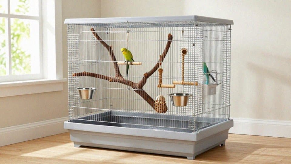 Jak wyposażyć klatkę dla aleksandretty obrożnej?