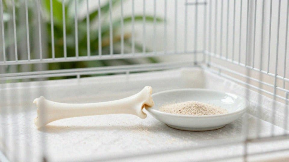 Czy nimfy potrzebują wapna i piasku?