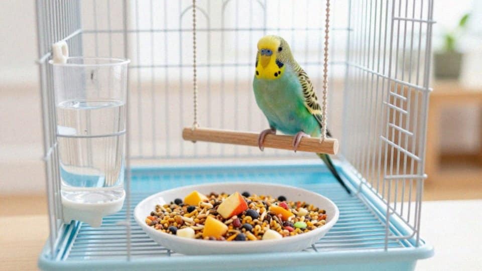 Jaka dieta wpływa na zachowanie papugi falistej?