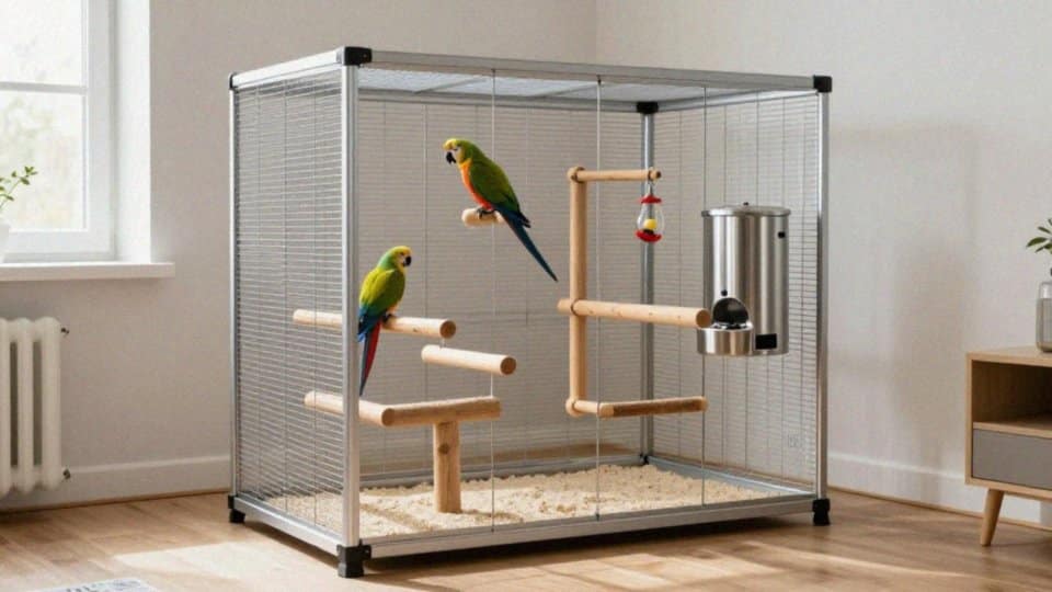 Kiedy wybrać wolierę zamiast klatki dla papug?