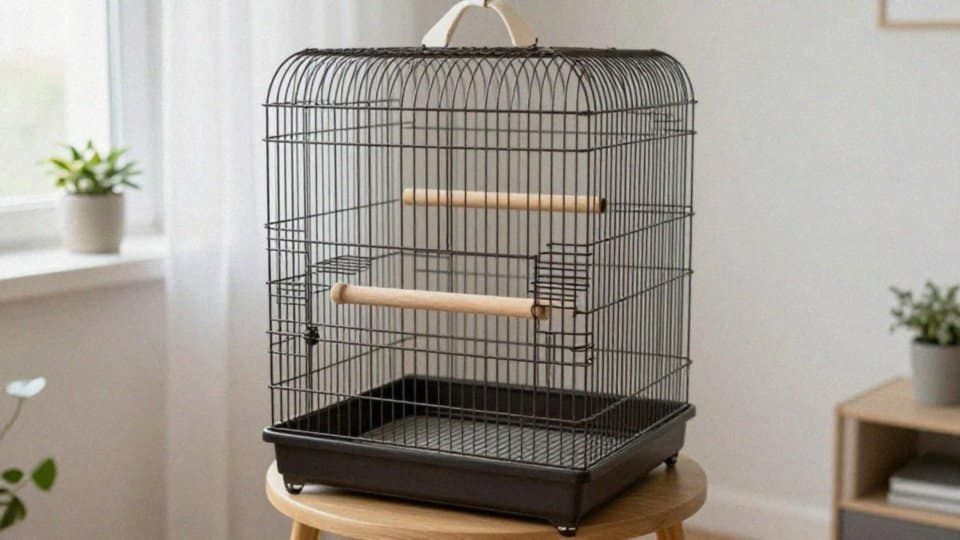 Jak ustawić żerdź i klatkę do snu?