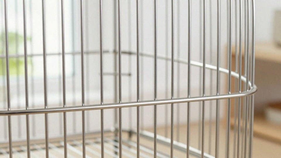 Jakie pręty i odstępy są bezpieczne dla papug?