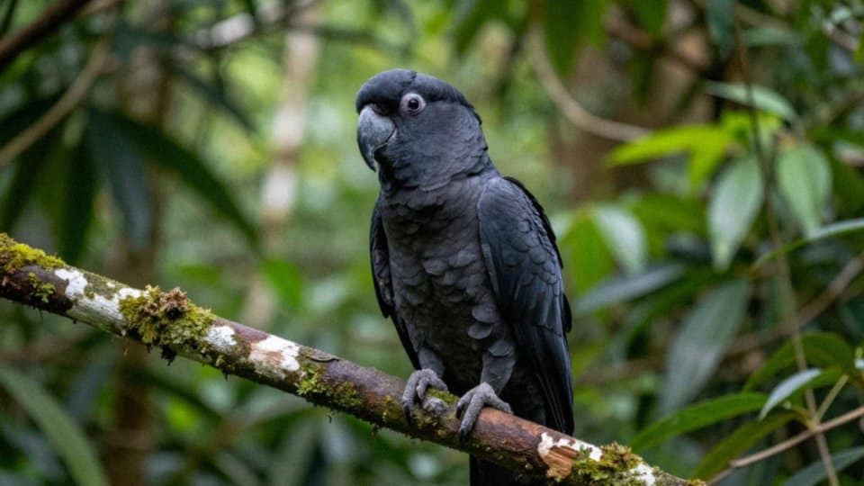 Jak wygląda papuga kakadu czarna?