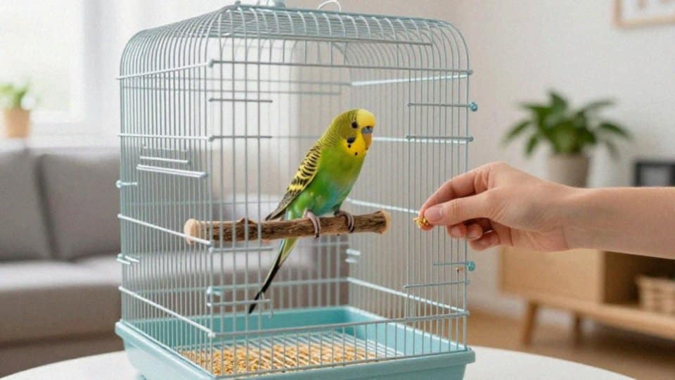 Jak oswajać i budować zaufanie papug falistych?