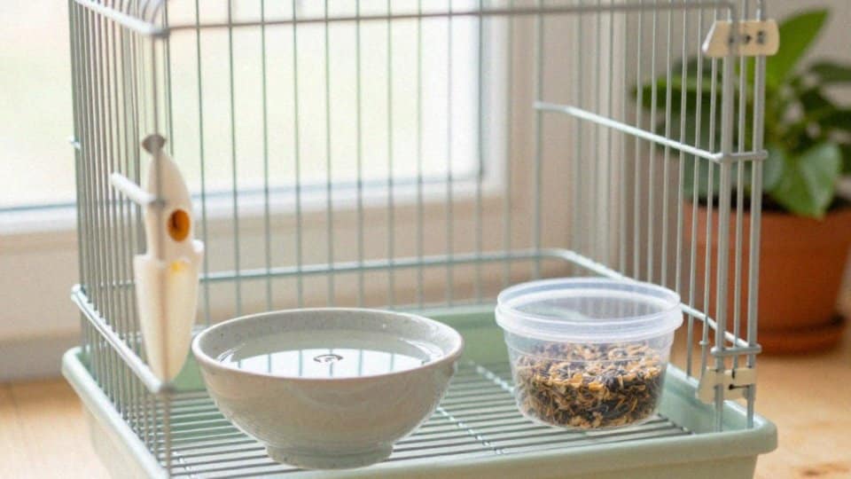 Jak zapewnić nimfom wapń i wodę?