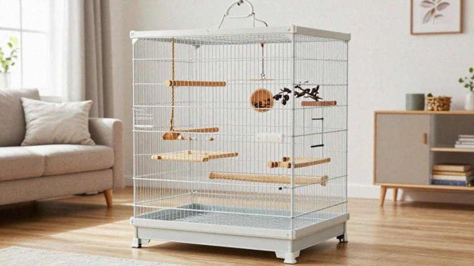 Jak zapewnić papugom zabawki i miejsca do żerowania?