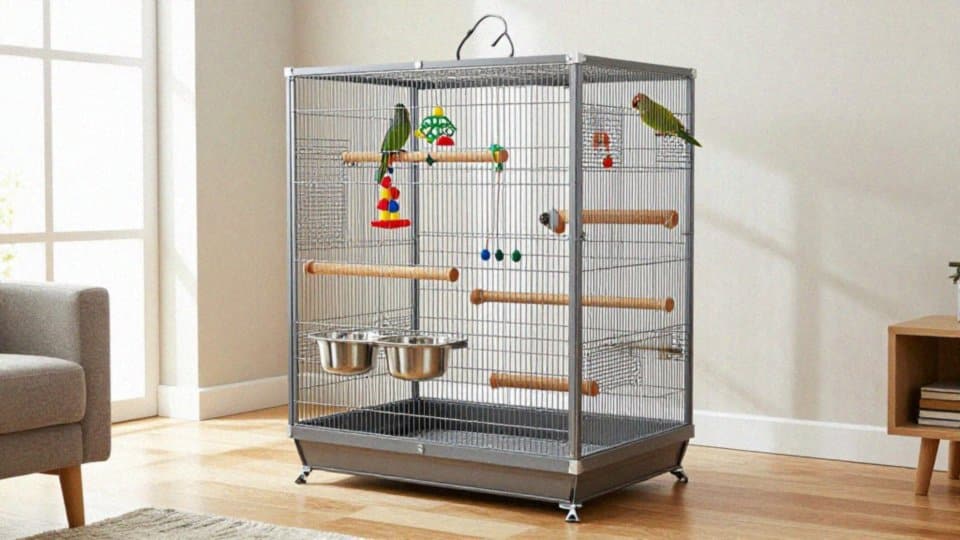 Jaką klatkę i akcesoria wybrać dla papugi żako?