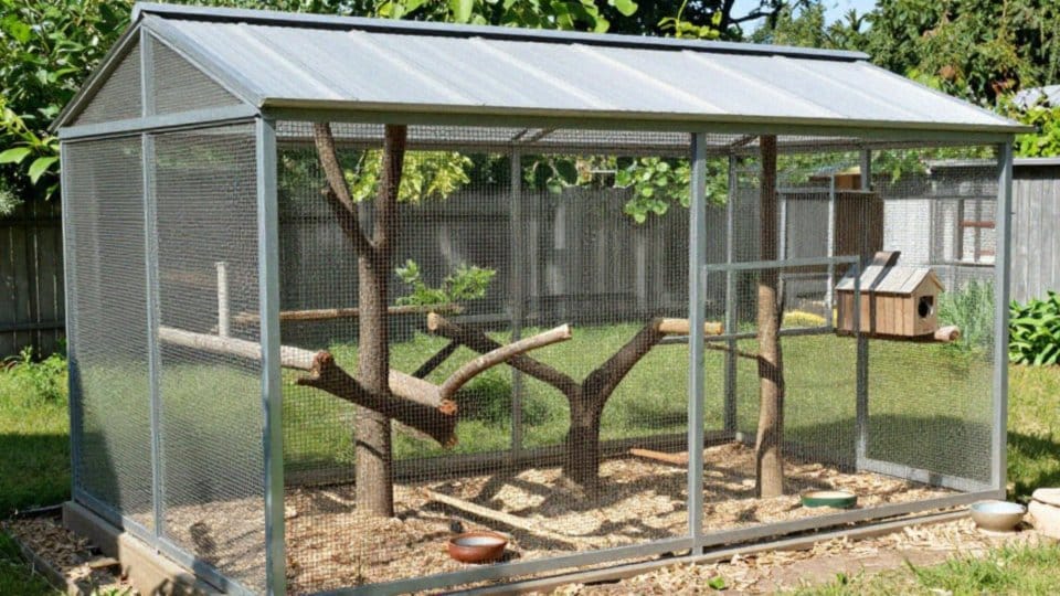 Jak przygotować wolierę lub klatkę dla rozelli białolicej?