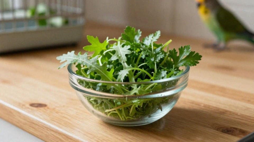 Jakie liście i zioła mogą jeść papugi faliste?