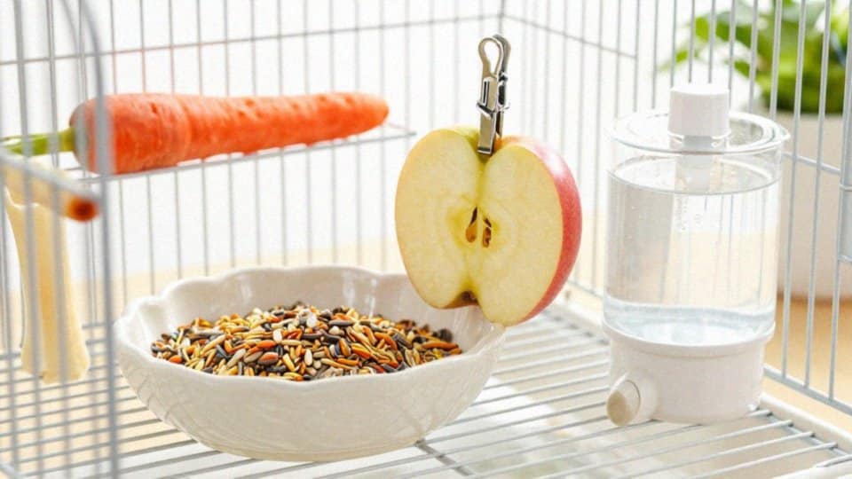 Jak prawidłowo karmić domowe papugi faliste?