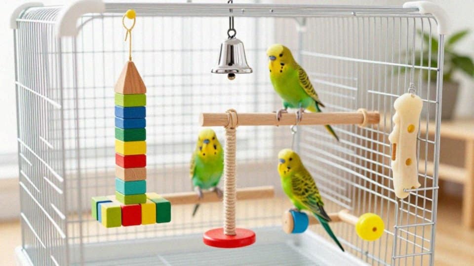 Jakie zabawki wybrać dla papug falistych?