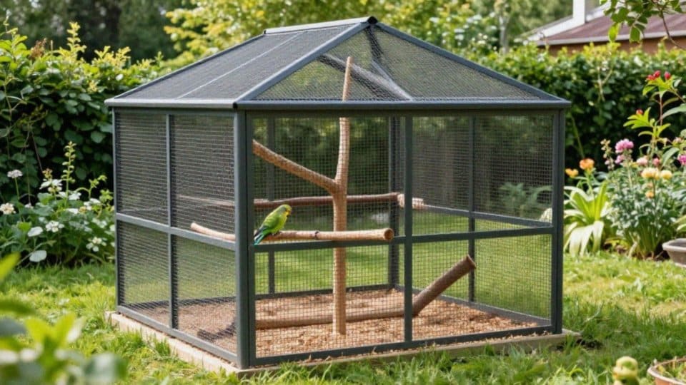 Jakie korzyści daje woliera ogrodowa dla papug?
