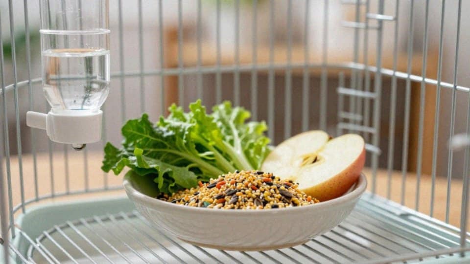 Jak karmić papugę falistą i dbać o zdrowie?