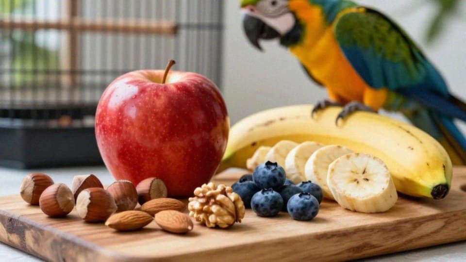 Dieta ara marakany: jakie owoce i orzechy podawać?