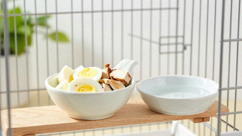 Jakie źródła białka podawać papużkom falistym?