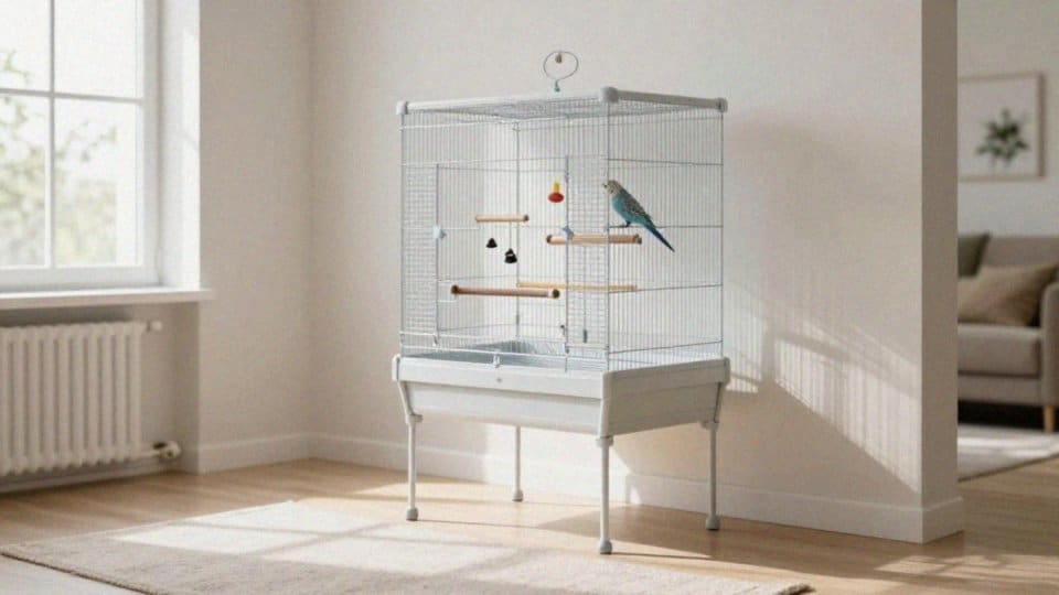 Gdzie umieścić klatkę dla papug w domu?