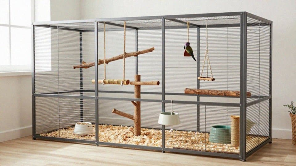 Jaka woliera dla papug kozych?